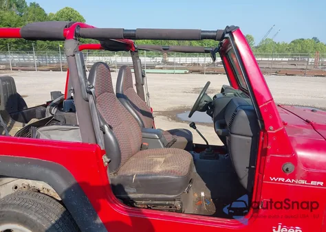 2000 Jeep Wrangler Se z USA, uszkodzony, nr VIN 1J4FA29P6YP775127